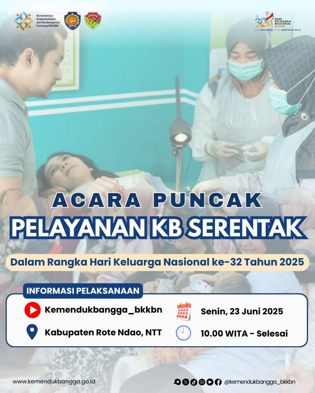 Acara Puncak Pelayanan KB Serentak