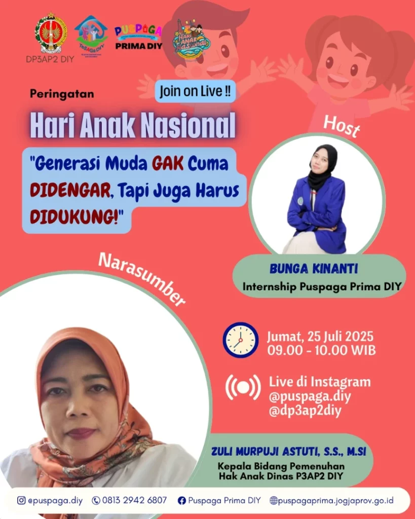 Hari Anak Nasional : Generasi Muda Gak Cuma Didengar, Tapi juga Harus Didukung